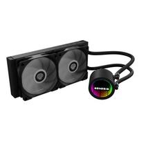 liquid cooler - Genesis Hydria 240 ARGB Juodas (Black) - 5 nuotrauka