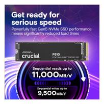 m.2 pcie 5.0 ssd - Crucial P510 2TB M.2 NVMe SSD - 2 nuotrauka