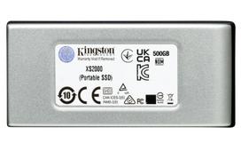 4tb usb 3 hdd - Kingston XS2000, SSD, 4 TB, sidabro - 4 nuotrauka