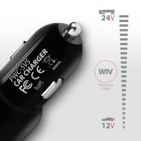usb 5 5v - Automobilinis įkroviklis Axagon PWC-5V5, 2 x USB, 5.9 cm, juoda - 7 nuotrauka