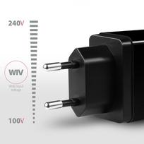 pakrovejas 24w usb - AXAGON Dual wallcharger 240V/2x USB port QC3.0/AFC/FCP and 5V-1.2A, 24W | ACU-QS24 - 3 nuotrauka