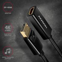 hdmi to displayport kabelis - Axagon RVD-HI14N DisplayPort > HDMI 1.4 adapteris 4K/30Hz Juodas (Black) - 2 nuotrauka