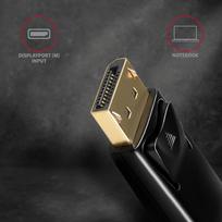 hdmi to displayport kabelis - Axagon RVD-HI14N DisplayPort > HDMI 1.4 adapteris 4K/30Hz Juodas (Black) - 4 nuotrauka