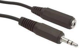 3.5mm extension cable - Gembird Cable 3.5mm / 3.5mm Black 2m - 1 nuotrauka