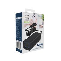 ikroviklis 100w - CHARGER USB UNIVERSAL 4P 100W/TA-UC-2A2C-PD100-01-BK GEMBIRD - 4 nuotrauka