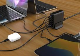 greitas pakrovejas - CHARGER USB UNIVERSAL 6P 75W/TA-UC-2A4C-PD75-01-BK GEMBIRD - 3 nuotrauka
