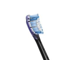 sonicare galvutes c3 - Philips Sonicare G3 Premium Gum Care HX9052/88 dantų šepetėlio galvutės, juodos (Black), 2 vnt. - 2 nuotrauka