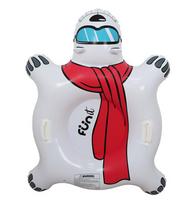 Pripučiamos rogutės Funit Bear, baltos, 122 cm