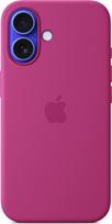 apple iphone 16 silicone case - APPLE iPhone 16 Silicone MagSafe - Fuchsia - 1 nuotrauka