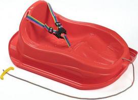 Plastikinės rogutės MARMAT, raudonos