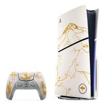modely - Sony PlayStation 5 Slim Riboto Leidimo (Gold) + Ghost of Yotei PS5 - 2 nuotrauka
