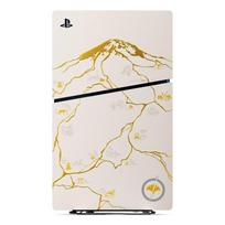 modely - Sony PlayStation 5 Slim Riboto Leidimo (Gold) + Ghost of Yotei PS5 - 4 nuotrauka