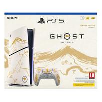 modely - Sony PlayStation 5 Slim Riboto Leidimo (Gold) + Ghost of Yotei PS5 - 6 nuotrauka