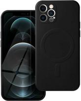 Apple iPhone 12 Pro Silicone Case with MagSafe - Juodas (Black)