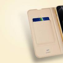 flip telefonas - Dux Ducis "Skin Pro Book Case iPhone 13 Pro" Gold - 13 nuotrauka