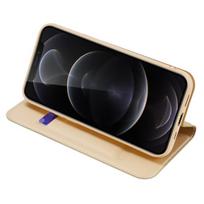 flip telefonas - Dux Ducis "Skin Pro Book Case iPhone 13 Pro" Gold - 23 nuotrauka
