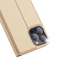 flip telefonas - Dux Ducis "Skin Pro Book Case iPhone 13 Pro" Gold - 24 nuotrauka