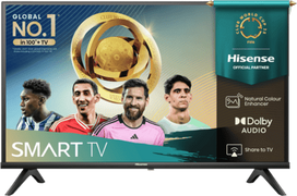 televizoriai - Hisense 40A4Q Juodas (Black) - 1 nuotrauka