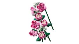 puokstes - LEGO Botanical Collection Rausvų rožių puokštė 10374 - 8 nuotrauka