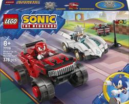 sonic the hedgehog - LEGO Sonic the Hedgehog Silver automobilis prieš Knuckles sunkvežimį monstrą 77118 - 1 nuotrauka