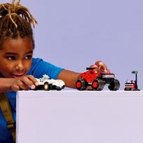 sonic the hedgehog - LEGO Sonic the Hedgehog Silver automobilis prieš Knuckles sunkvežimį monstrą 77118 - 4 nuotrauka