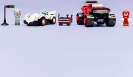 sonic the hedgehog - LEGO Sonic the Hedgehog Silver automobilis prieš Knuckles sunkvežimį monstrą 77118 - 5 nuotrauka