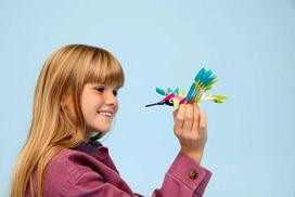 lego 3 in 1 - LEGO CREATOR 3 IN 1 Wild Animals: Colorful Hummingbird 31384 - 3 nuotrauka