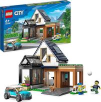 lego automobilis - LEGO City Šeimos namas ir elektrinis automobilis 60398 - 2 nuotrauka