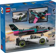 lego automobilis - LEGO CITY Reaktyvinis lėktuvas prieš automobilį 60489 - 2 nuotrauka
