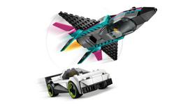 lego automobilis - LEGO CITY Reaktyvinis lėktuvas prieš automobilį 60489 - 8 nuotrauka