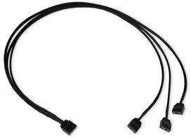 Alphacool Y-Splitter aRGB 3-pin į 3x 3-pin 60cm Juodas (Black)