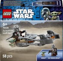 star wars - LEGO Star Wars Mandaloriečio ir Grogu greitaeigis motociklas 75436 - 1 nuotrauka