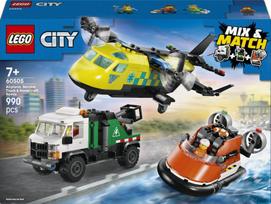 lego city sunkvezimis - LEGO City lėktuvas, techninės priežiūros sunkvežimis ir visureigis su oro pagalve 60505 - 1 nuotrauka