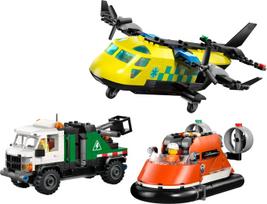 lego city sunkvezimis - LEGO City lėktuvas, techninės priežiūros sunkvežimis ir visureigis su oro pagalve 60505 - 3 nuotrauka
