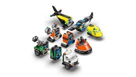 lego city sunkvezimis - LEGO City lėktuvas, techninės priežiūros sunkvežimis ir visureigis su oro pagalve 60505 - 7 nuotrauka