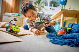lego city sunkvezimis - LEGO City lėktuvas, techninės priežiūros sunkvežimis ir visureigis su oro pagalve 60505 - 9 nuotrauka