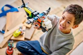 lego city sunkvezimis - LEGO City lėktuvas, techninės priežiūros sunkvežimis ir visureigis su oro pagalve 60505 - 10 nuotrauka