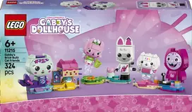 lego gabe - LEGO GABBY’S DOLLHOUSE Gabby's Brick-Built Cat Friends 11215 - 1 nuotrauka