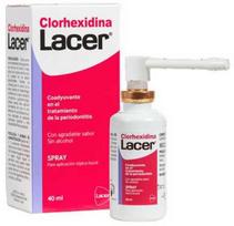 Lacer antibakterinis burnos skalavimo skystis su chlorheksidinu, 40 ml