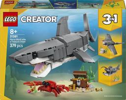 LEGO CREATOR 3 IN 1 Nuožmus ryklys su lobių skrynia 31381