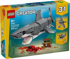 lego 3 in 1 - LEGO CREATOR 3 IN 1 Nuožmus ryklys su lobių skrynia 31381 - 3 nuotrauka