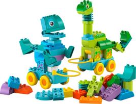 lego 3 in 1 - LEGO DUPLO Town Dinozaurai ant ratukų „trys viename“ 10451 - 4 nuotrauka