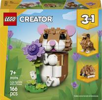 LEGO Creator Mielas žiurkėnas su gėle 31376