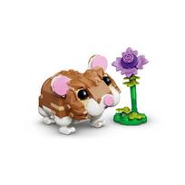 lego flower - LEGO Creator Mielas žiurkėnas su gėle 31376 - 8 nuotrauka