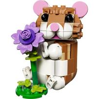 lego flower - LEGO Creator Mielas žiurkėnas su gėle 31376 - 11 nuotrauka