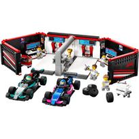 lego konstruktoris - LEGO F1 Garage & Mercedes-AMG & Alpine Cars 60444 - 4 nuotrauka