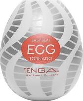 Masturbatorius TENGA Egg Tornado Baltas (White)
