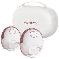 elektrinis - MOMCOZY M6 dvigubas nešiojamas belaidis pientraukis, Raudonas (Red) - 1 nuotrauka