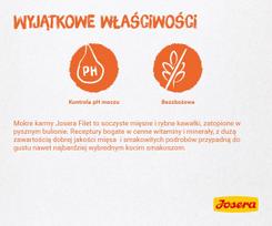 josera konservai katems - Šlapias kačių maistas Josera Chicken Fillet, vištiena, 0.07 kg - 5 nuotrauka
