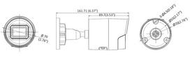 4 hikvision kameros - Hikvision bullet DS-2CD2043G2-IU F2.8 (juoda) - 5 nuotrauka